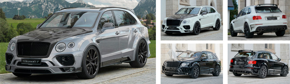 Тюнинг Bentley Bentayga, обвесы Бентли Бентайга 2018 2017 2016