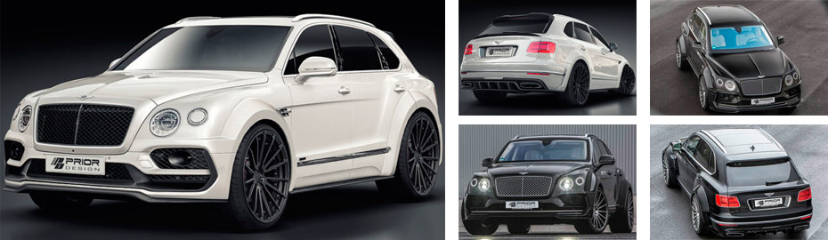 Тюнинг Bentley Bentayga, обвесы Бентли Бентайга 2018 2017 2016