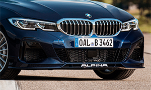 Спойлер переднего бампера Alpina для BMW G20 рестайлинг 4110229