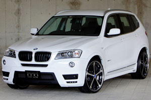 Аэродинамический обвес MzSpeed для BMW X3 (F25). Тюнинг BMW X3 F25