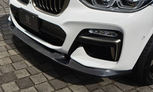 Накладка на передний бампер (карбон) 3D Design для BMW X4 G02 3101-30111