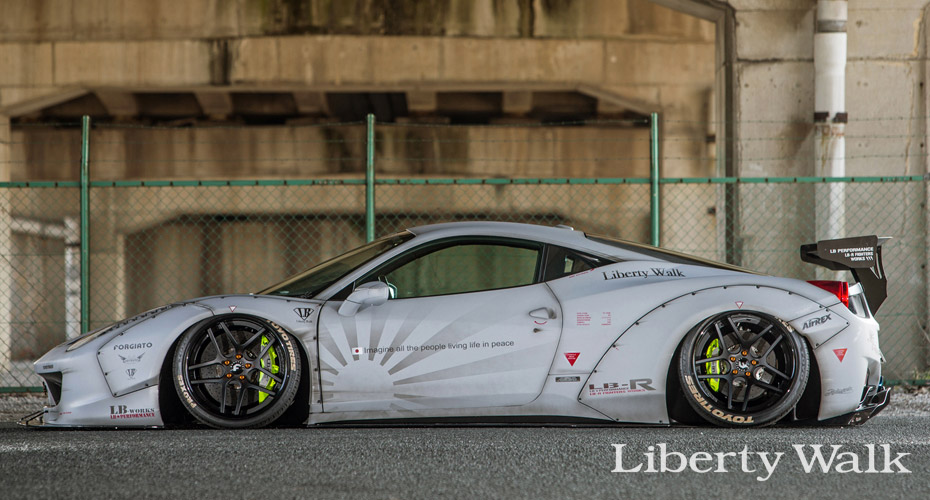 Обвес Liberty Walk для Ferrari 458 Italia купить