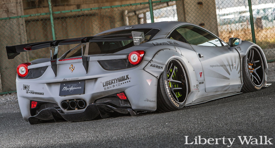 Обвес Liberty Walk для Ferrari 458 Italia купить