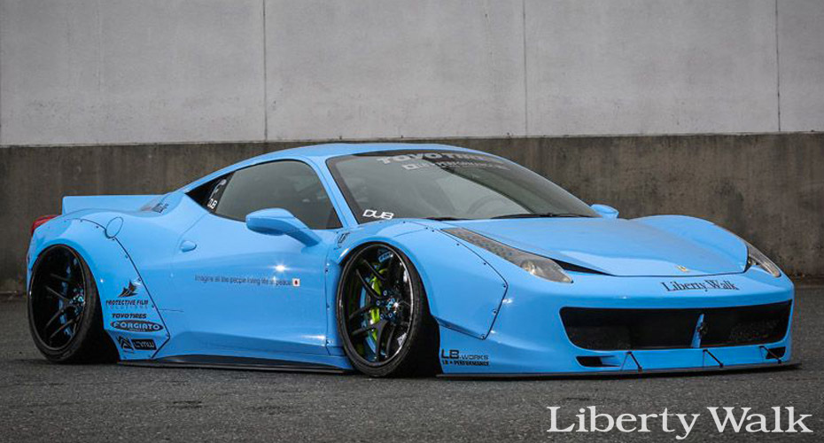 Обвес Liberty Walk для Ferrari 458 Italia купить