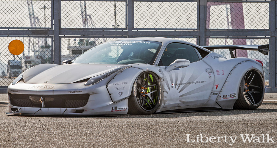 Обвес Liberty Walk для Ferrari 458 Italia купить