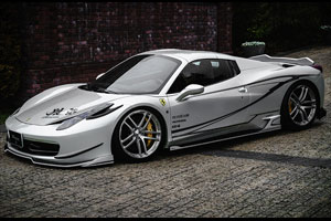 Аэродинамический обвес Rowen для Ferrari F458 Italia. Тюнинг Ferrari F458 Italia