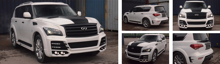 Обвесы Infiniti QX80 QX56, тюнинг QX80 QX56 2016 2015 2014