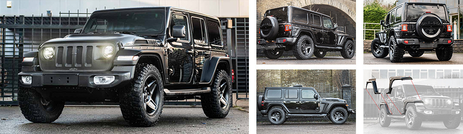 Тюнинг Jeep Wrangler JL, обвесы Wrangler JL 2022 2021 2020 2019