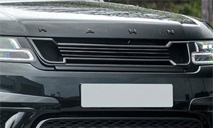 Решетка радиатора (карбон) Kahn Design для Range Rover Sport