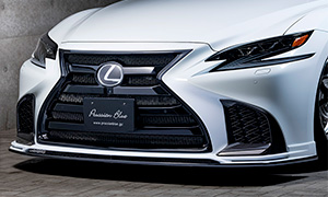 Накладка на передний бампер MzSpeed для Lexus LS350 LS500