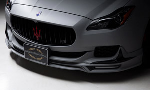 Накладка на передний бампер с LED-оптикой WALD для Maserati Quattroporte 2017 2016 2015 2014