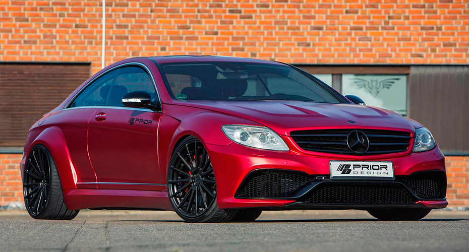 Аэродинамический обвес Prior Design Black Edition для Mercedes CL-class (W216) 2006 - 2012