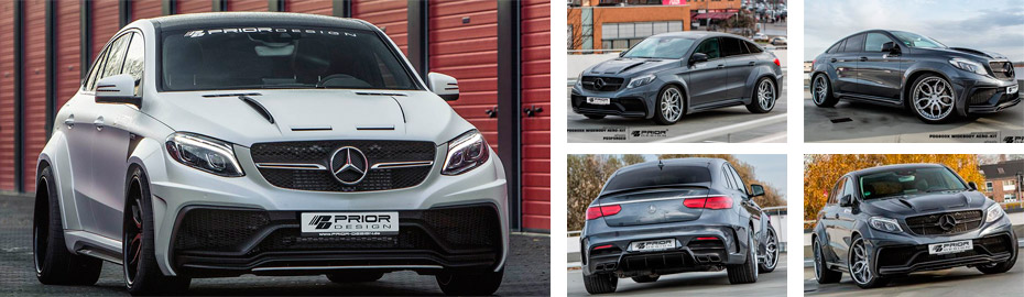 Тюнинг Мерседес GLE Coupe C292 2019, обвесы ГЛЕ Купе 2018 2017 2016