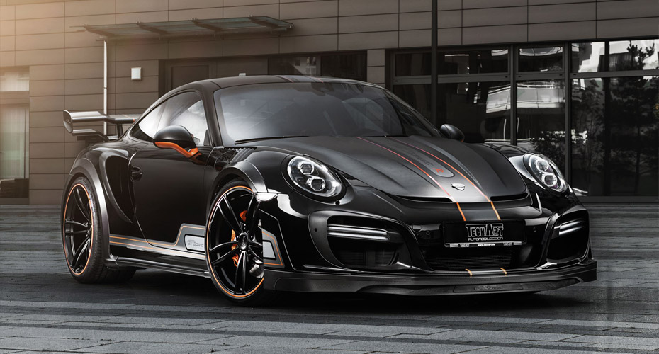 Аэродинамический обвес TechArt GTstreet R для Porsche 911 Turbo (991.2)