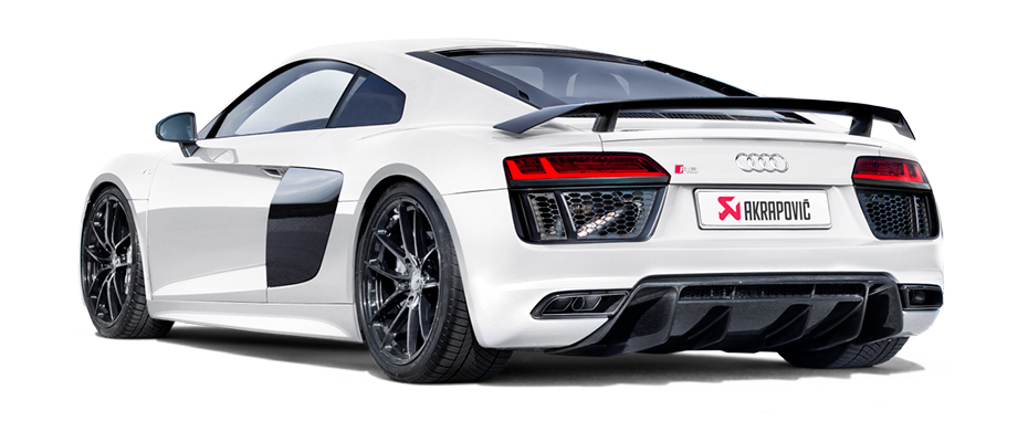 Выхлопная система Akrapovic для Audi R8 2018 2017 2016 купить