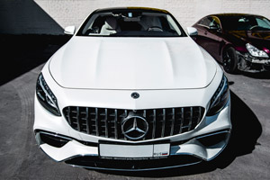 Mercedes S500 Coupe C217. Рестайлинг в S63 2018 года.