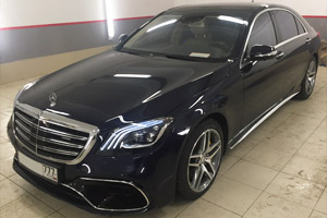 Mercedes S500 W222. Рестайлинг в S63 2018 года.