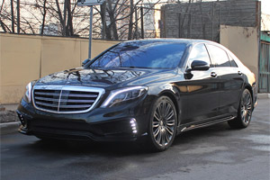 Mercedes S500 W222. Аэродинамический обвес WALD Black Bison